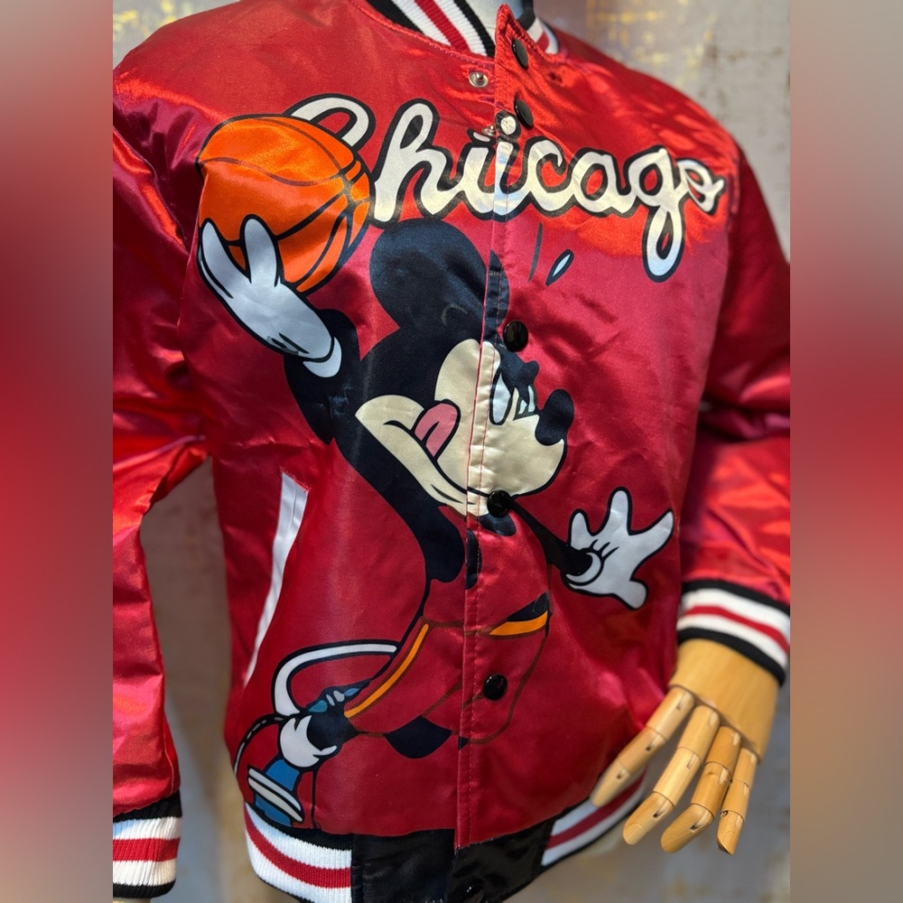 Headgear Classics -Red Mickey Mouse Chicago Jacket - Picture 3 of 9